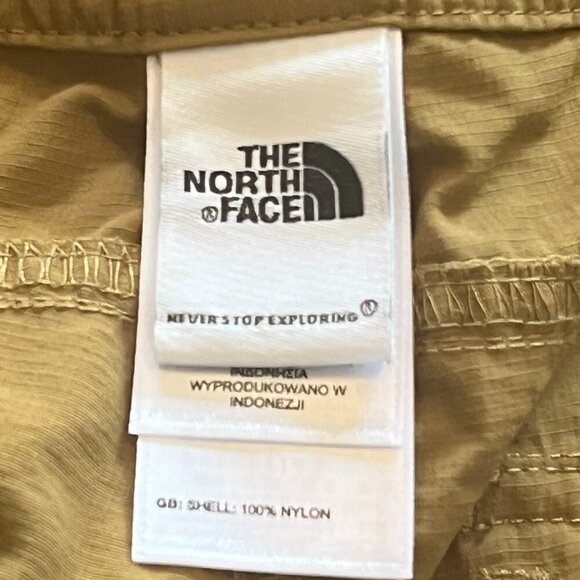 The North Face women's pants 8 nylon tan hiking gorpcore - Picture 10 of 13